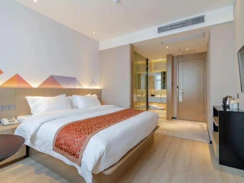 Bed in Borrman Hotel Hefei Yaohai Wanda Linquan East Road