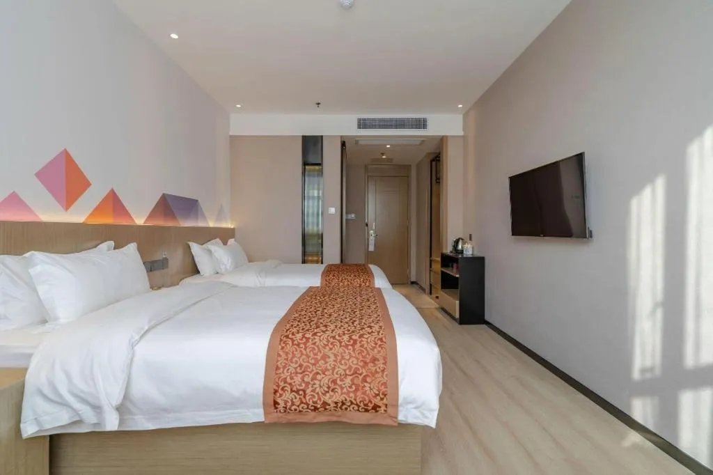 Bed in Borrman Hotel Hefei Yaohai Wanda Linquan East Road