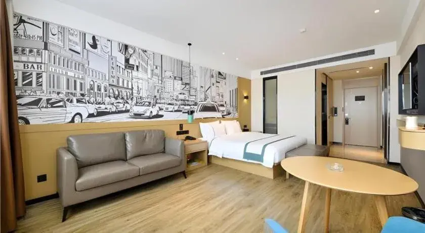 Bed in City Comfort Inn Hantianhe Airport Hengdian Street Bed in City Comfort Inn Hantianhe Airport Hengdian Street