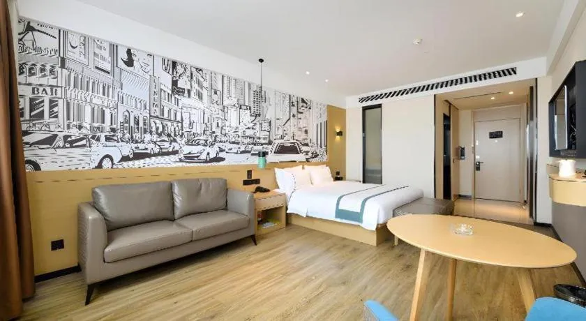 Bed in City Comfort Inn Hantianhe Airport Hengdian Street