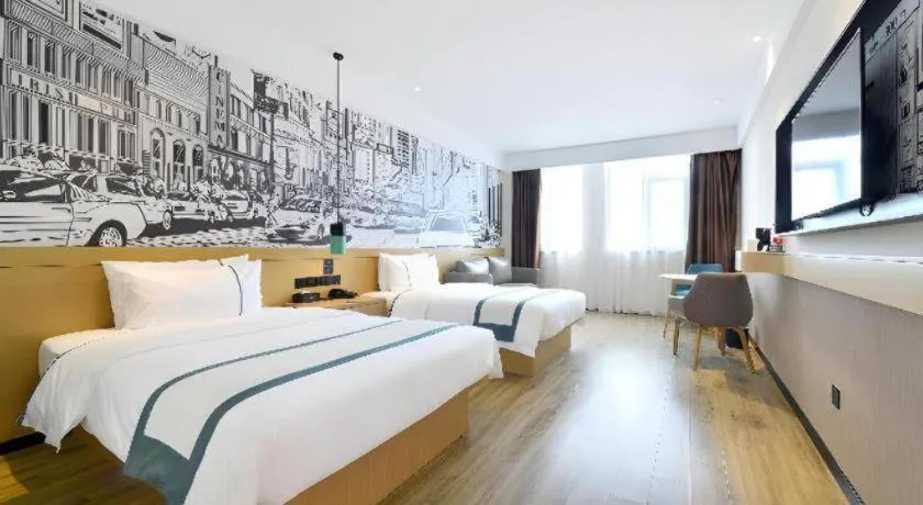 Bed in City Comfort Inn Hantianhe Airport Hengdian Street