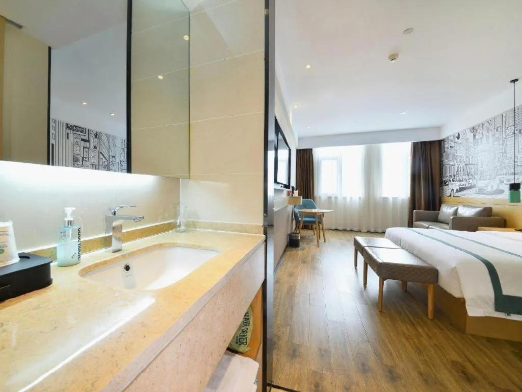 Bed in City Comfort Inn Hantianhe Airport Hengdian Street