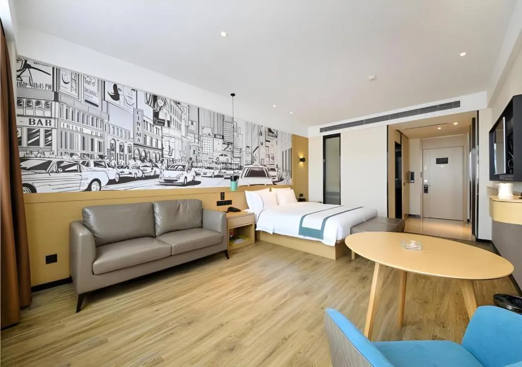 Bed in City Comfort Inn Hantianhe Airport Hengdian Street