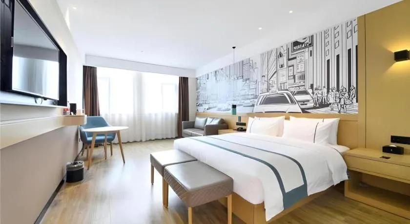 Bed in City Comfort Inn Hantianhe Airport Hengdian Street