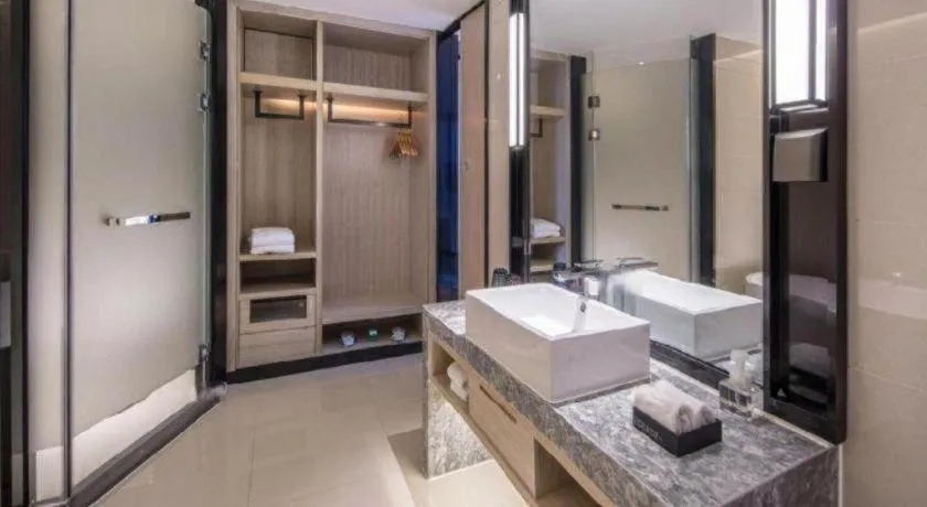 Bed in Echarm Hotel Nanning the MixC Dongmeng Business District