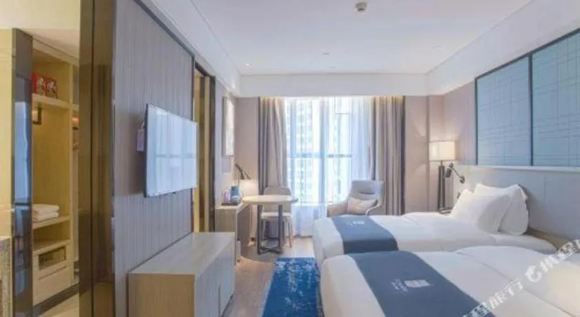 Bed in Echarm Hotel Nanning the MixC Dongmeng Business District