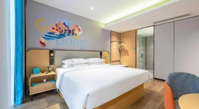 Bed in City Comfort Inn Qingyuan Longtang Light Rail Changlong