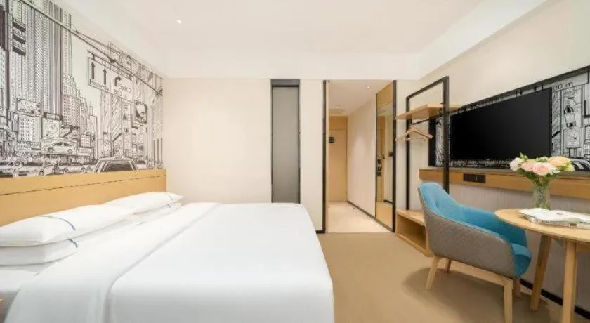 Bed in City Comfort Inn Nanning Huanan City