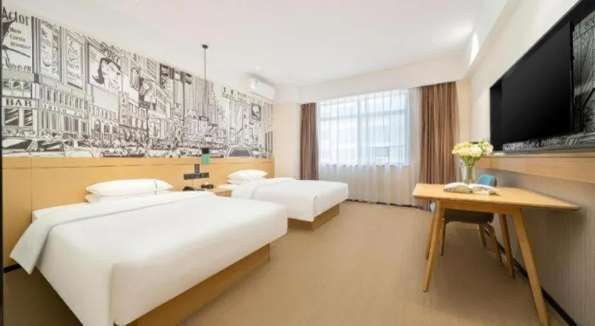 Bed in City Comfort Inn Nanning Huanan City