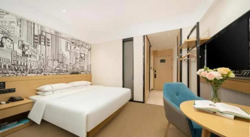 Bed in City Comfort Inn Nanning Huanan City