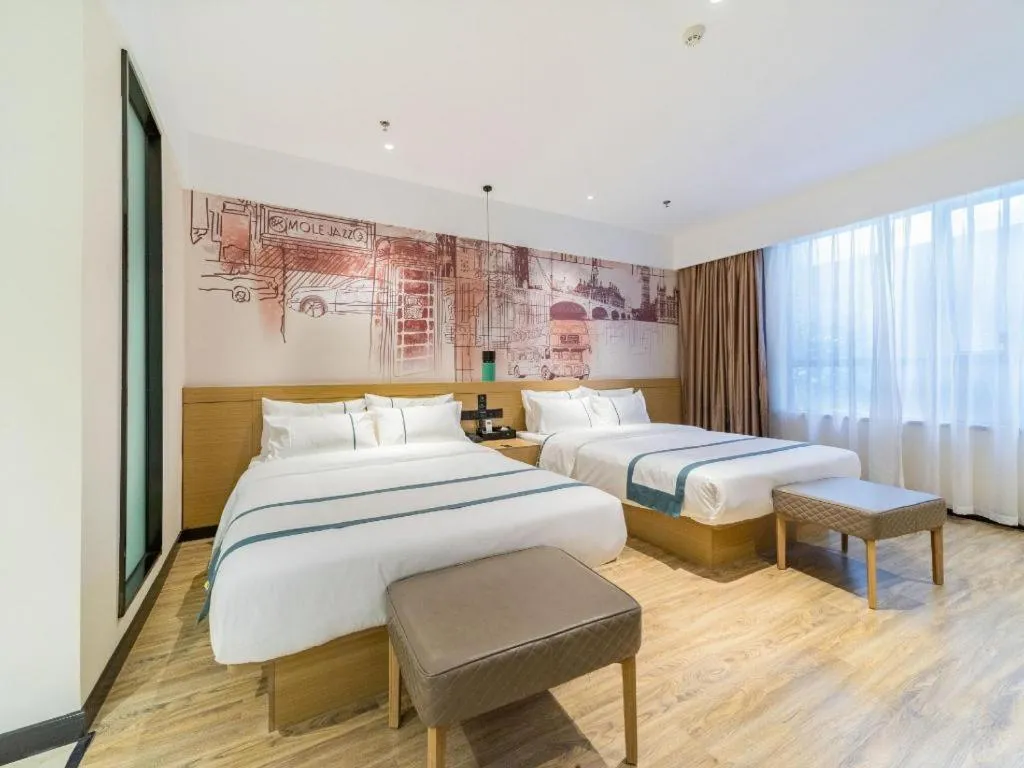 Bed in City Comfort Inn Qingyuan Yingde Heping North Road