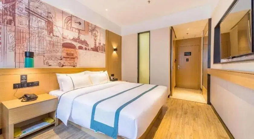 Bed in City Comfort Inn Qingyuan Yingde Heping North Road Bed in City Comfort Inn Qingyuan Yingde Heping North Road