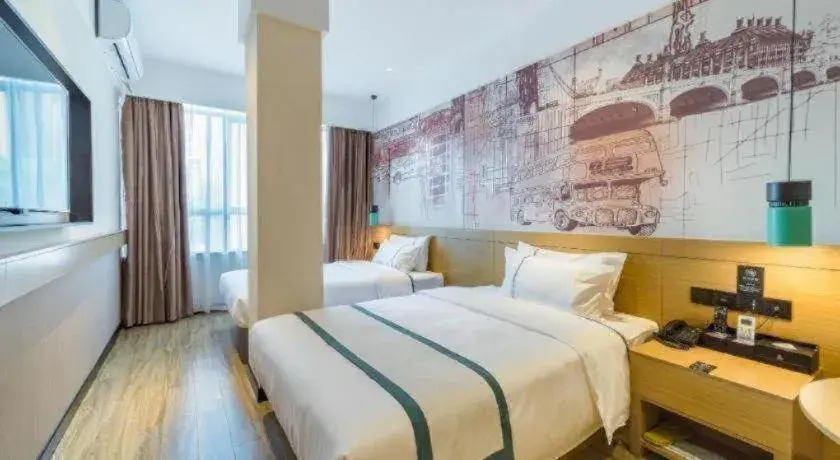 Bed in City Comfort Inn Qingyuan Yingde Heping North Road Bed in City Comfort Inn Qingyuan Yingde Heping North Road