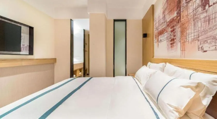 Bed in City Comfort Inn Qingyuan Yingde Heping North Road