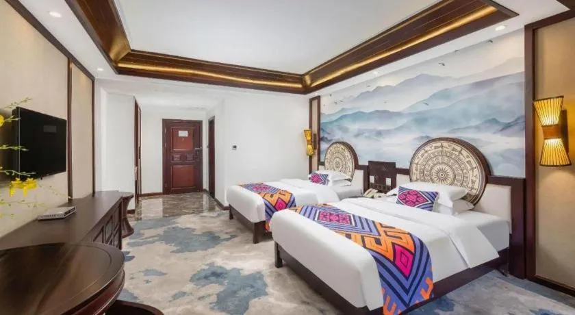 Bed in Immersing Hotels& Resort Guilin International Trade Exhibition Center