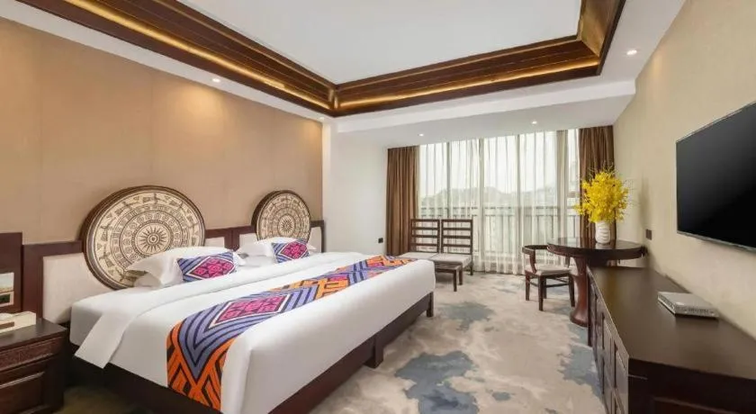 Bed in Immersing Hotels& Resort Guilin International Trade Exhibition Center