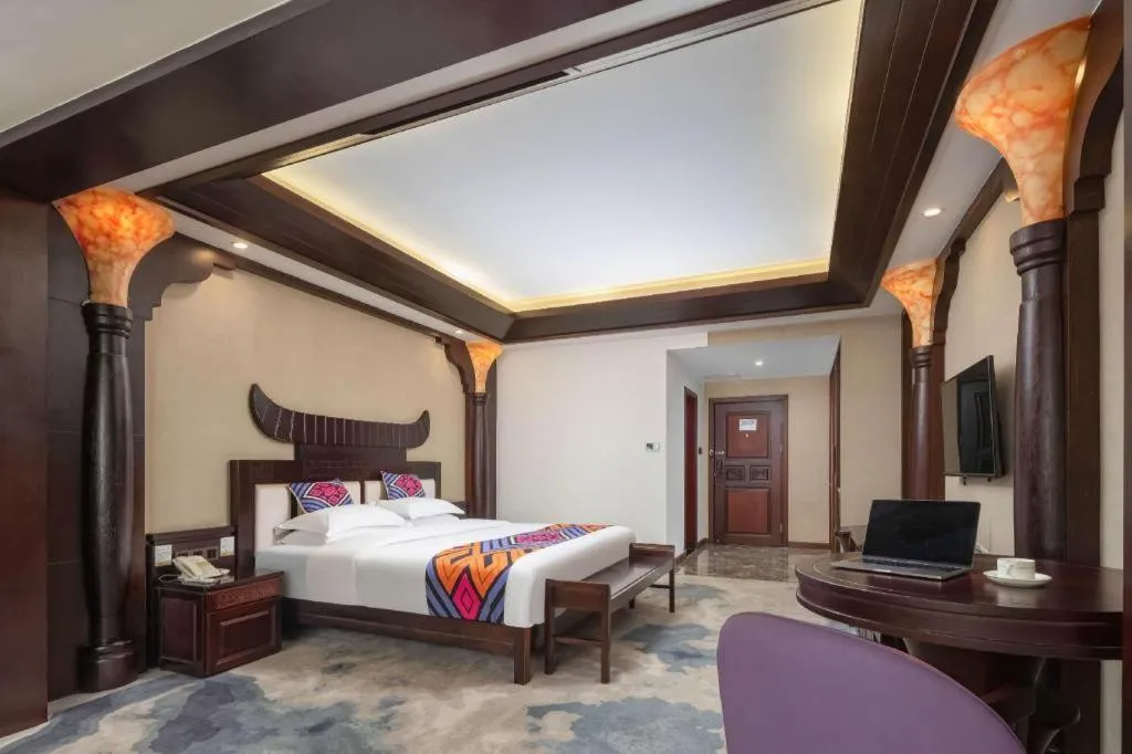 Bed in Immersing Hotels& Resort Guilin International Trade Exhibition Center