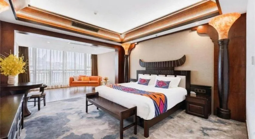 Bed in Immersing Hotels& Resort Guilin International Trade Exhibition Center