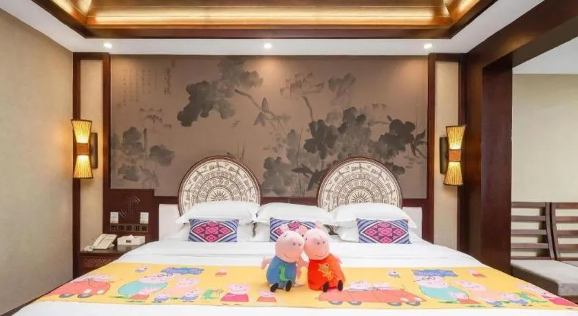 Bed in Immersing Hotels& Resort Guilin International Trade Exhibition Center