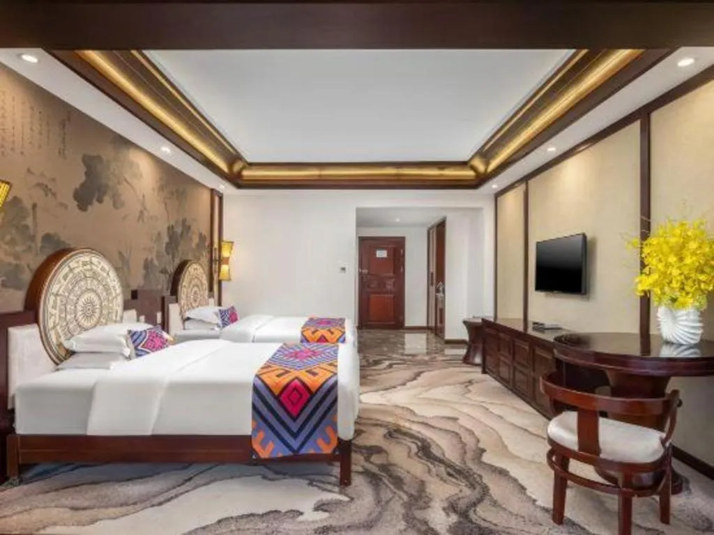 Bed in Immersing Hotels& Resort Guilin International Trade Exhibition Center