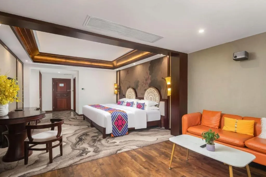 Bed in Immersing Hotels& Resort Guilin International Trade Exhibition Center