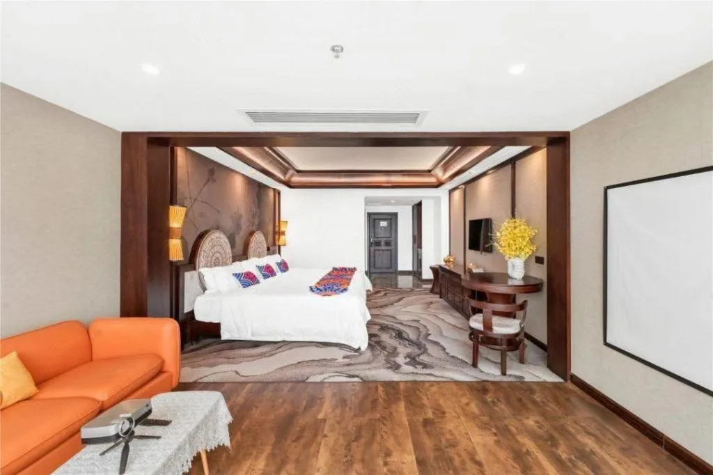 Bed in Immersing Hotels& Resort Guilin International Trade Exhibition Center