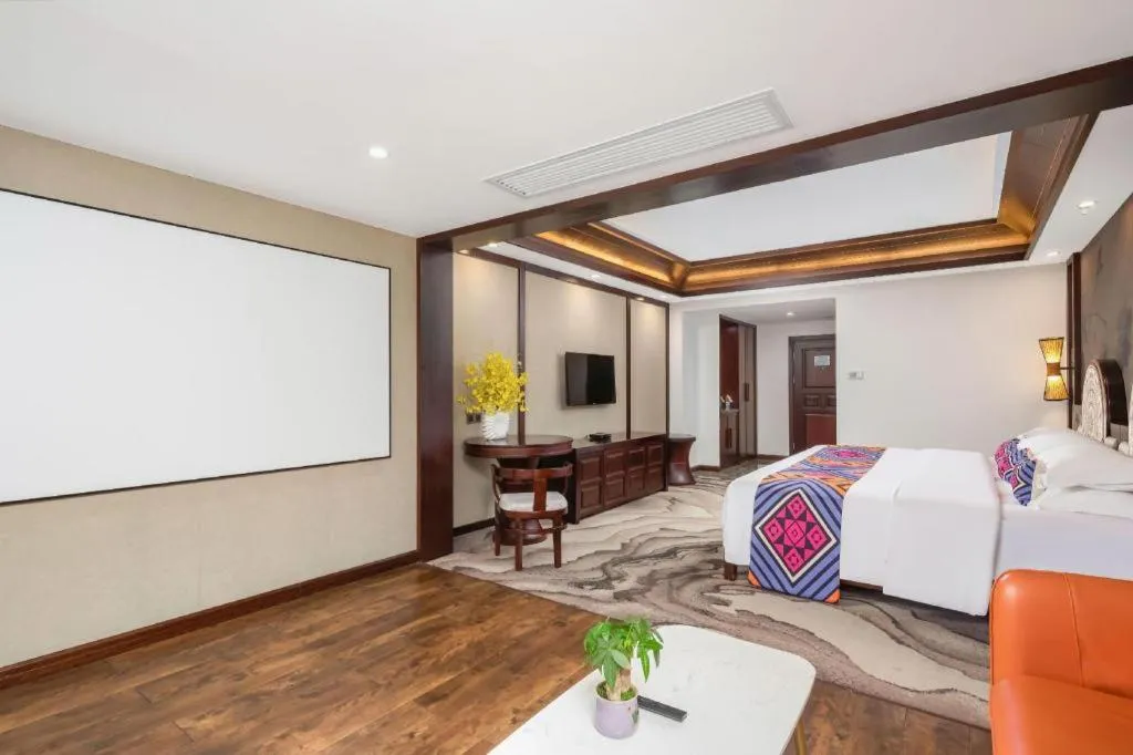 Bed in Immersing Hotels& Resort Guilin International Trade Exhibition Center