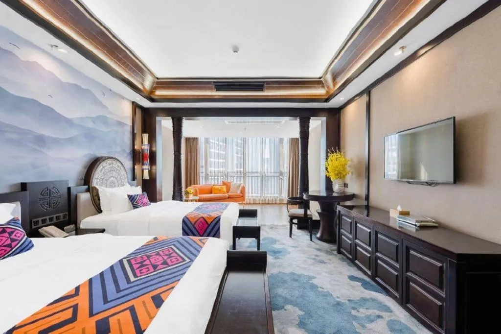 Bed in Immersing Hotels& Resort Guilin International Trade Exhibition Center