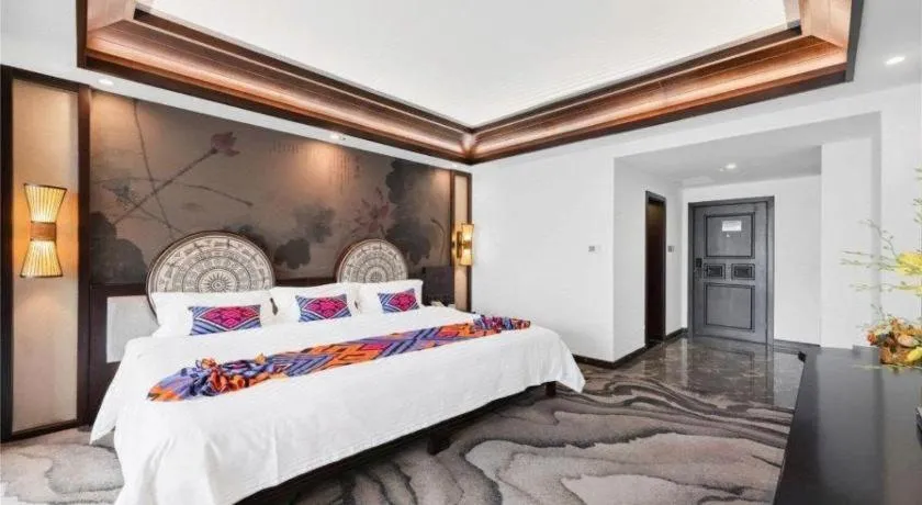 Bed in Immersing Hotels& Resort Guilin International Trade Exhibition Center