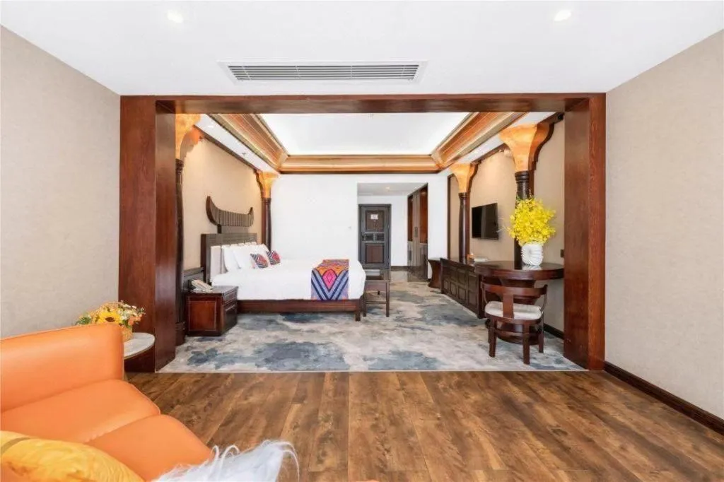 Bed in Immersing Hotels& Resort Guilin International Trade Exhibition Center