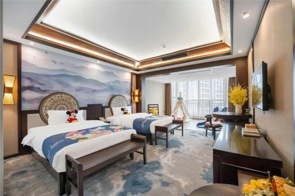 Bed in Immersing Hotels& Resort Guilin International Trade Exhibition Center