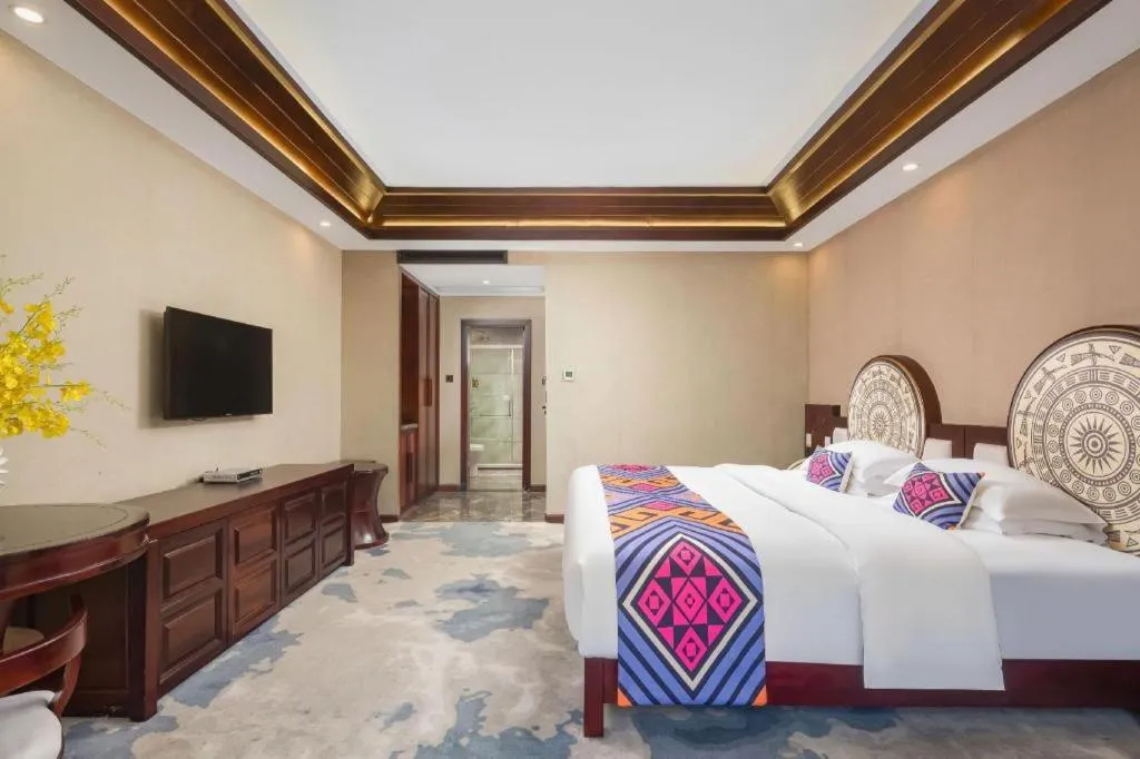 Bed in Immersing Hotels& Resort Guilin International Trade Exhibition Center