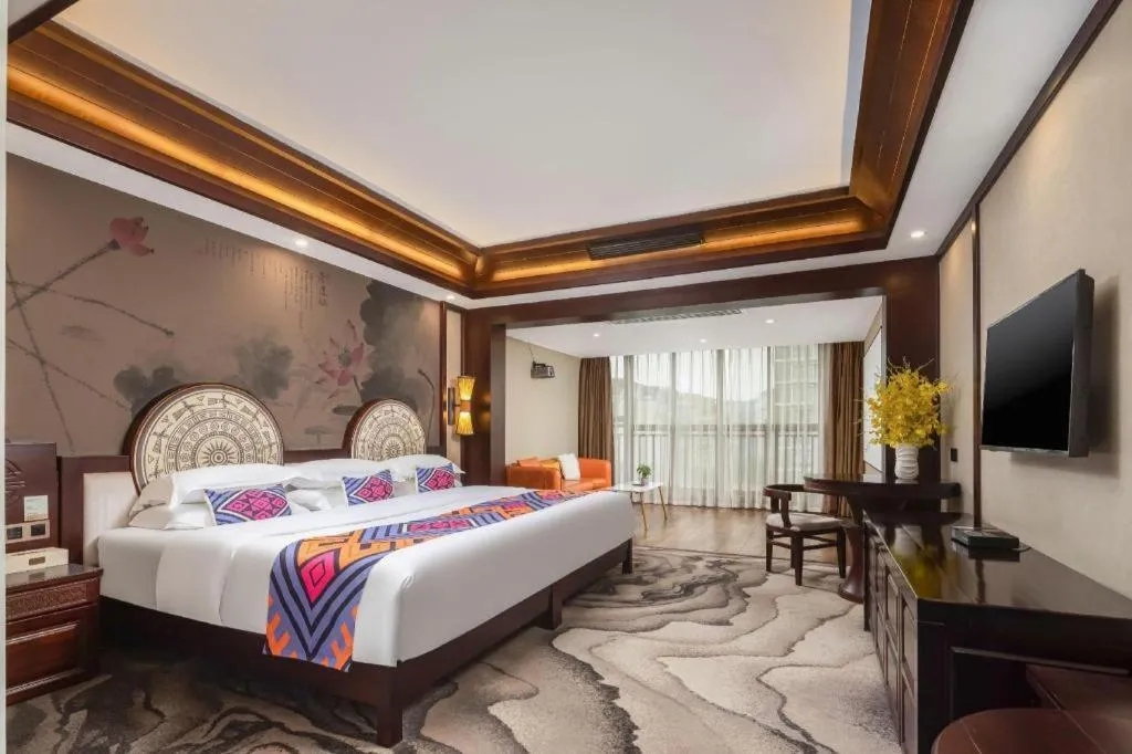 Bed in Immersing Hotels& Resort Guilin International Trade Exhibition Center