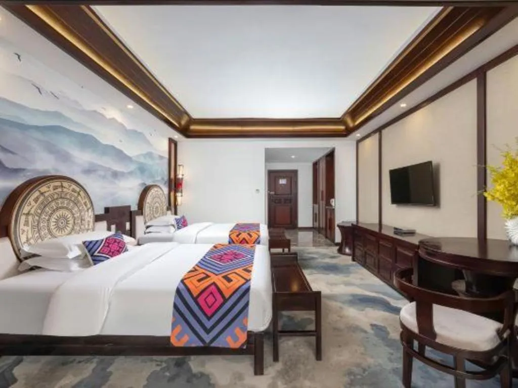 Bed in Immersing Hotels& Resort Guilin International Trade Exhibition Center