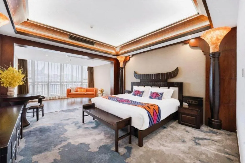 Bed in Immersing Hotels& Resort Guilin International Trade Exhibition Center