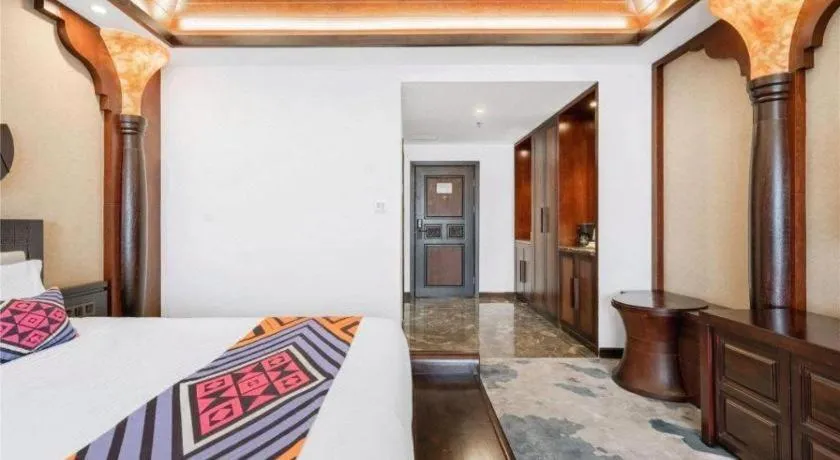 Bed in Immersing Hotels& Resort Guilin International Trade Exhibition Center