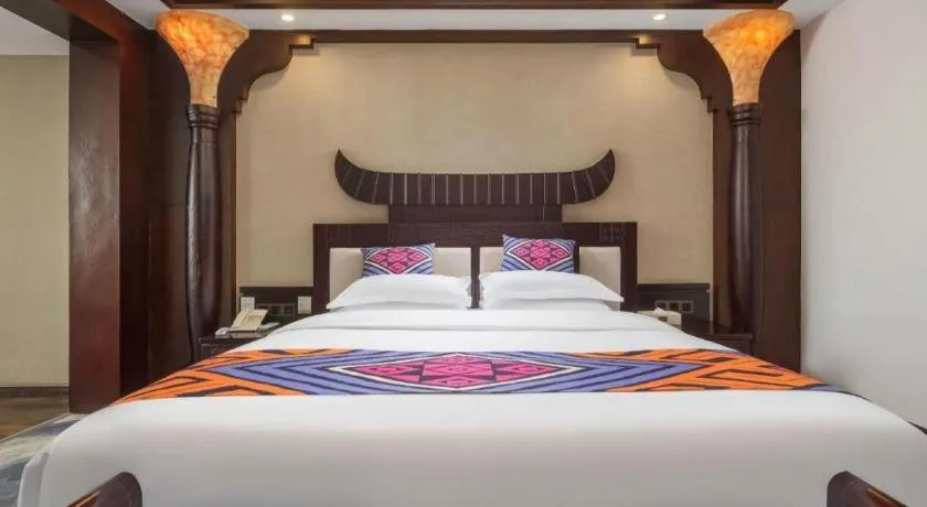 Bed in Immersing Hotels& Resort Guilin International Trade Exhibition Center