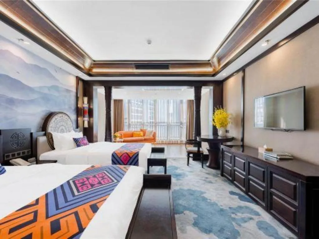 Bed in Immersing Hotels& Resort Guilin International Trade Exhibition Center