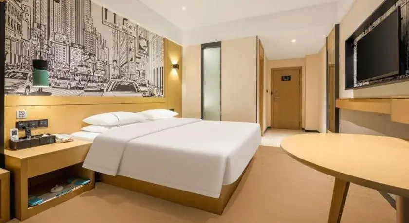 Bed in City Comfort Inn Fangchenggang Government Affairs Center Bed in City Comfort Inn Fangchenggang Government Affairs Center