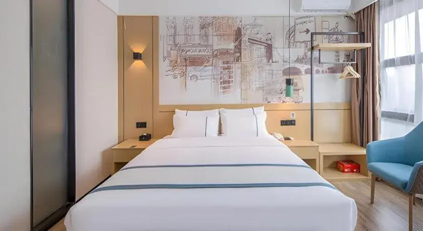 Bed in City Comfort Inn Fangchenggang Government Affairs Center Bed in City Comfort Inn Fangchenggang Government Affairs Center