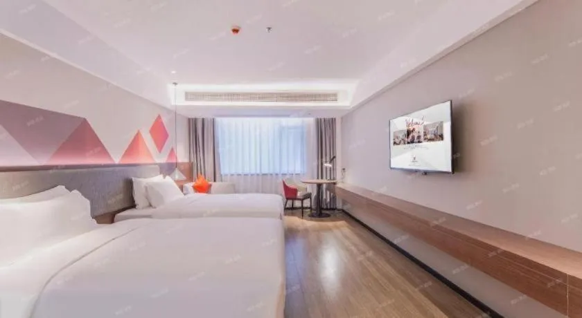 Bed in Borrman Hotel Hezhou High Speed Railway Station Guangming Avenue