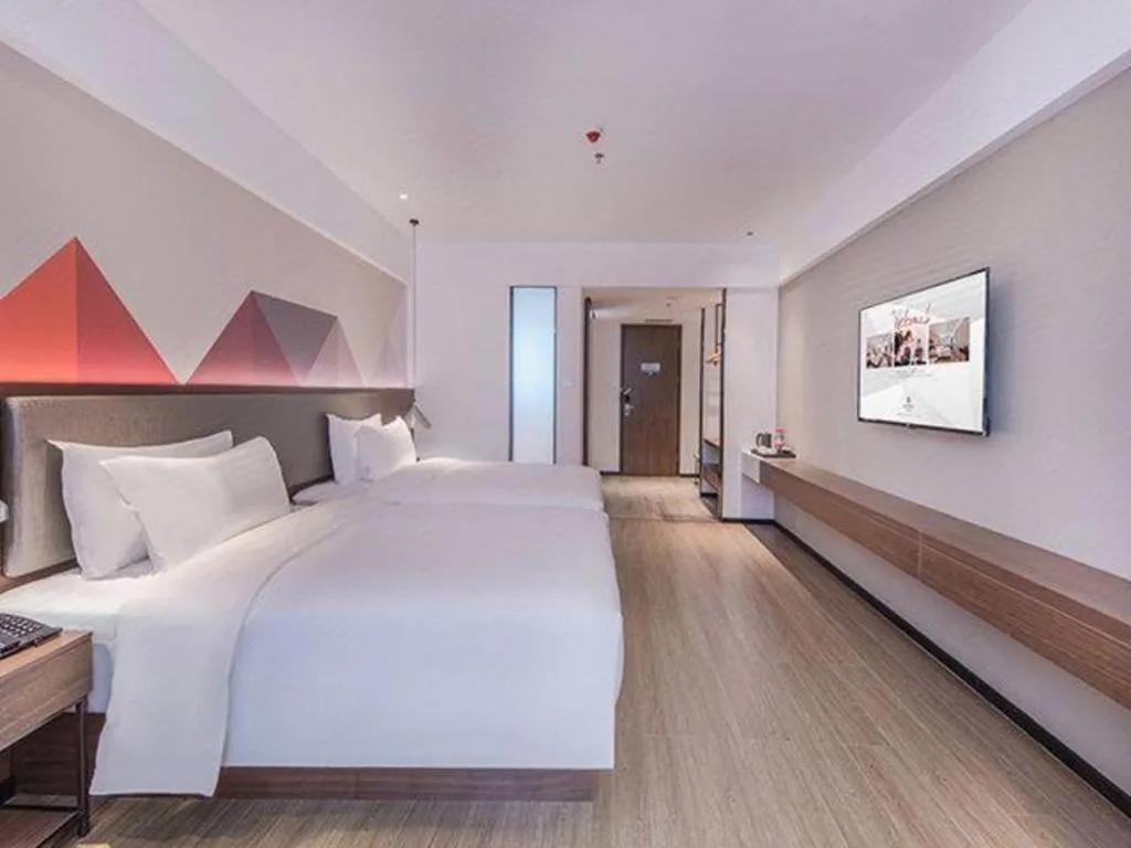Bed in Borrman Hotel Hezhou High Speed Railway Station Guangming Avenue