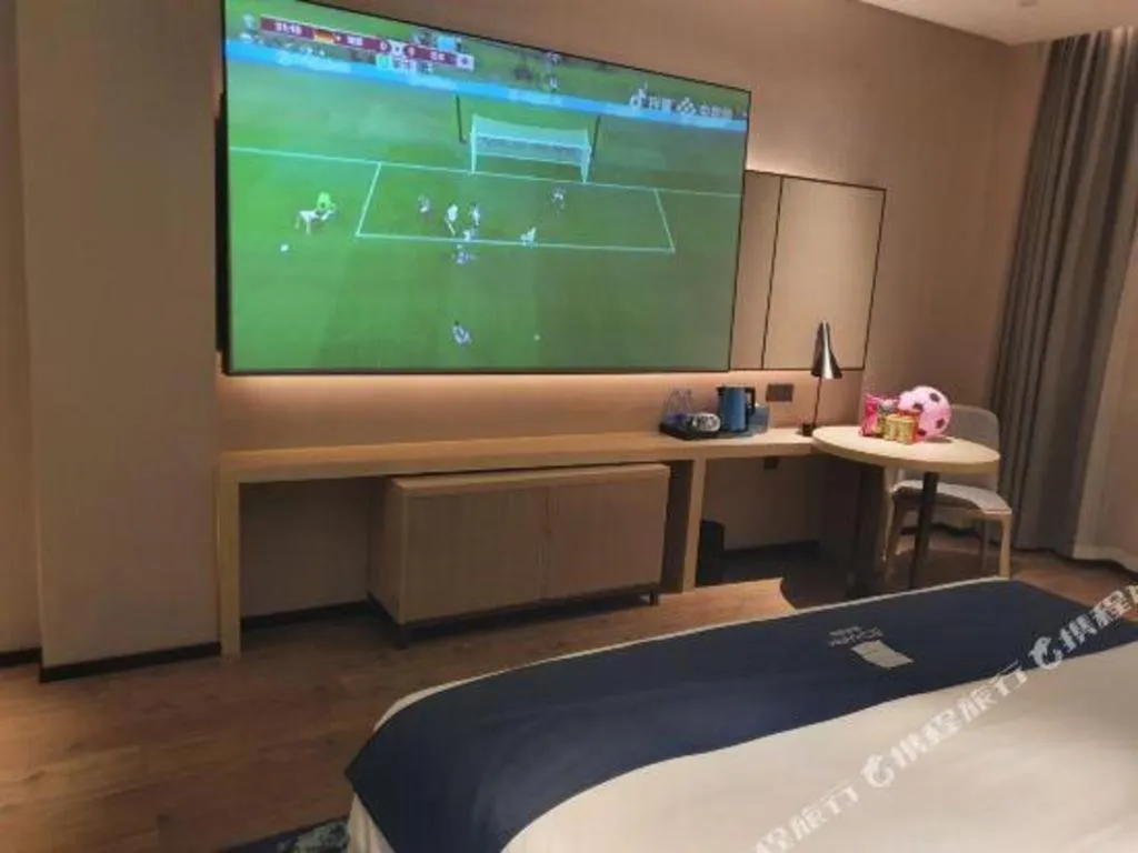 Bed in Echarm Hotel Fangchenggang Qisha