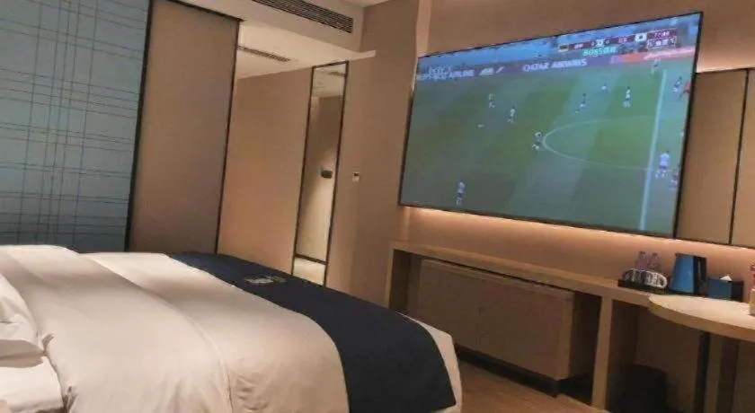 Bed in Echarm Hotel Fangchenggang Qisha