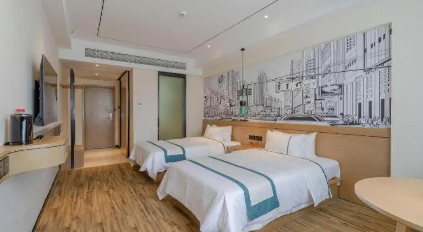 Bed in City Comfort Inn Hefei 1912 Ganghui Plaza