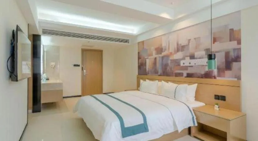 Bed in City Comfort Inn Hefei 1912 Ganghui Plaza