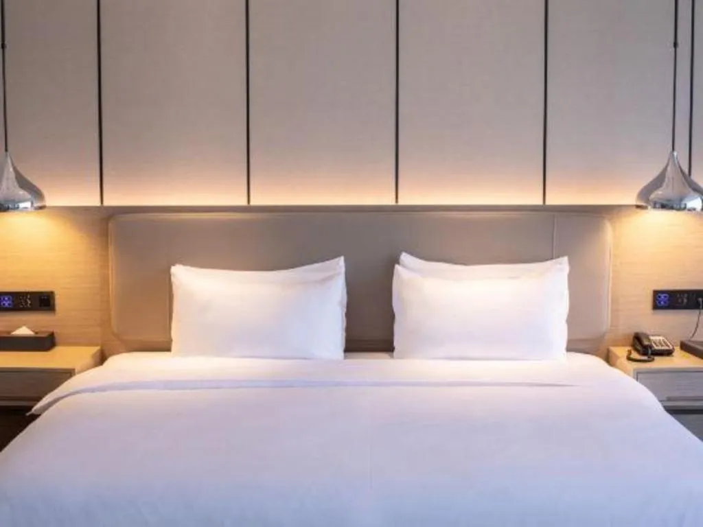 Bed in Borrman Hotel Changsha Meixi Lake West Bus Station Lugu