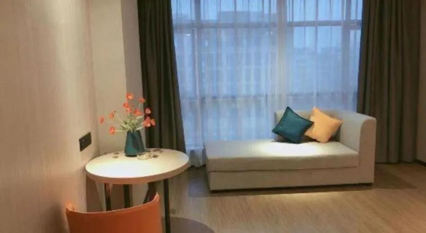 Bed in Borrman Hotel Changsha Meixi Lake West Bus Station Lugu