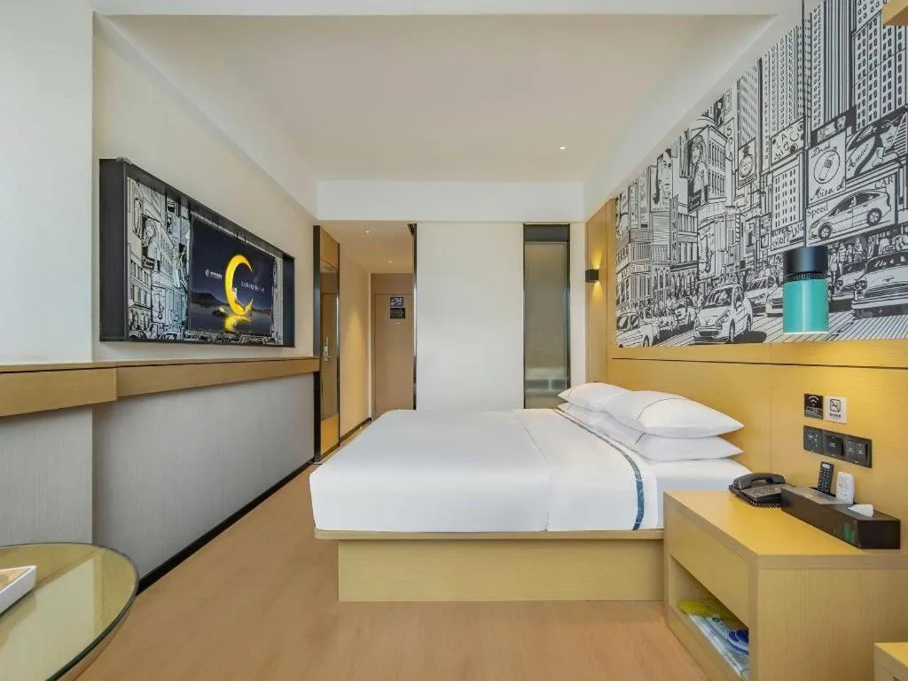 Bed in City Comfort Inn Fangchenggang Qisha