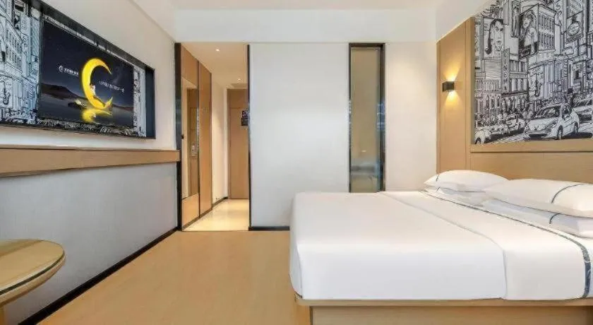 Bed in City Comfort Inn Fangchenggang Qisha